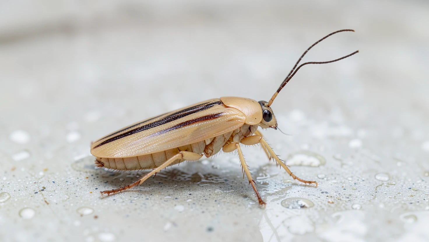 Hamambocegi (Blattodea), ev mutfaginda tipik gorulus